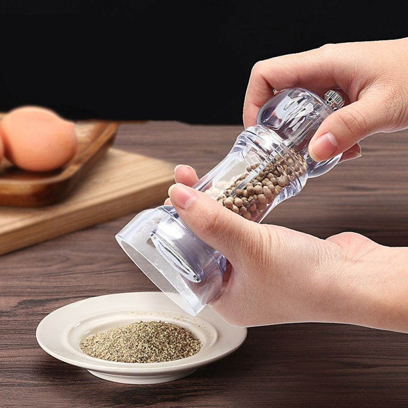 1 Pc Manual Pepper Grinder Salt Pepper Spice Bottle Grinder Kitchen Cooking Grinding Tool (Random Color)