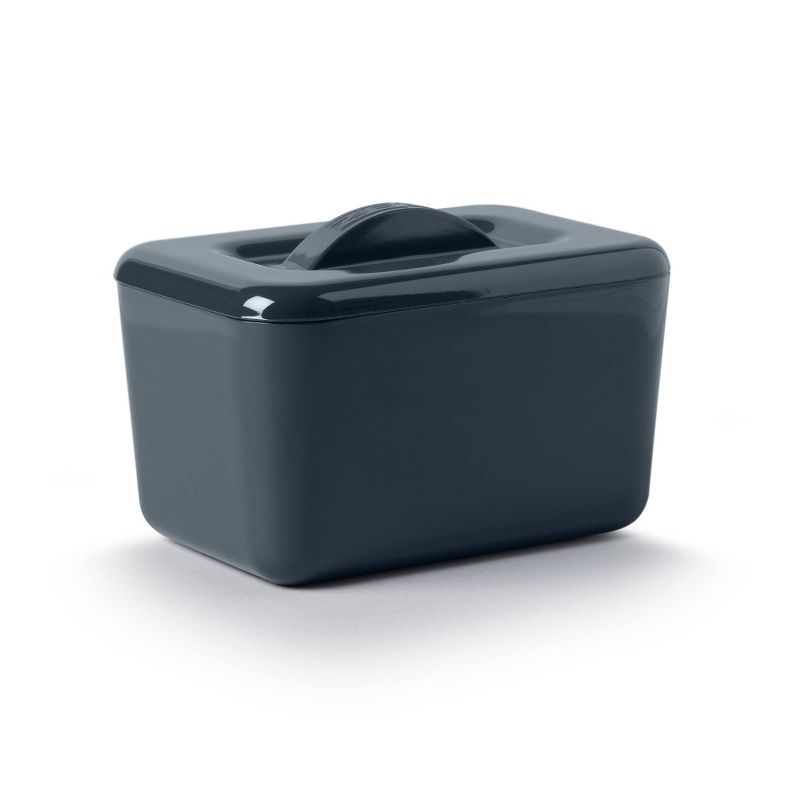 Zeal Melamine Double Walled Insulated Butter Dish Gray