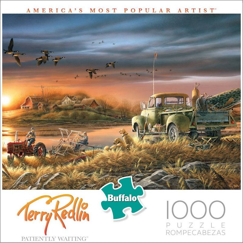 Buffalo Games Terry Redlin: Patiently Waiting Puzzle 1000pc