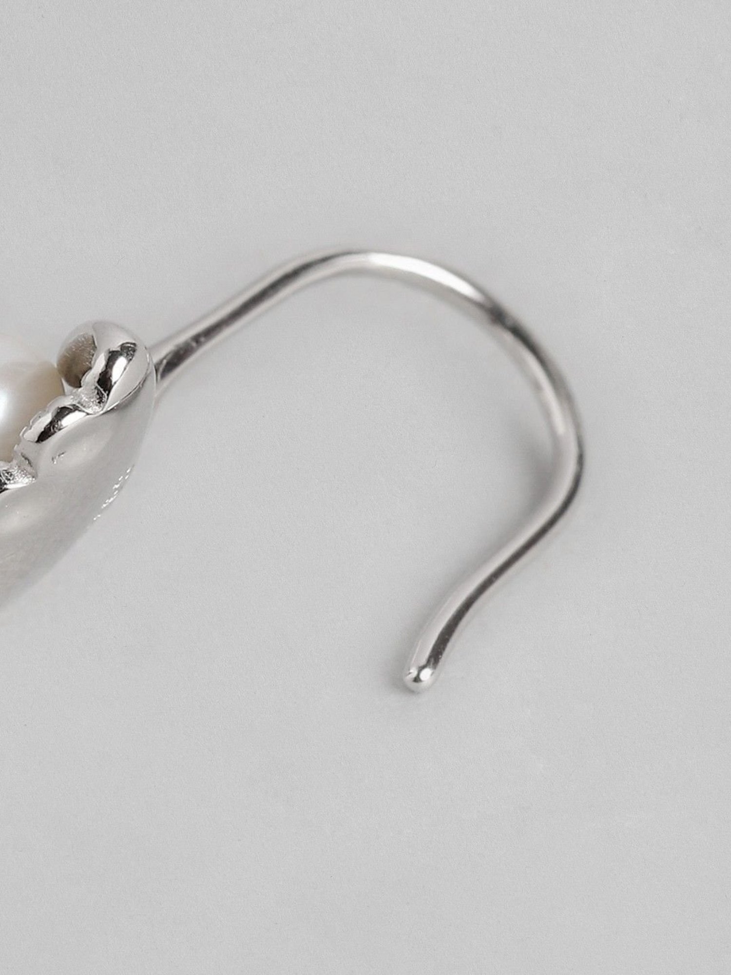 Clara 92.5 Sterling Silver Lily Earrings for Women