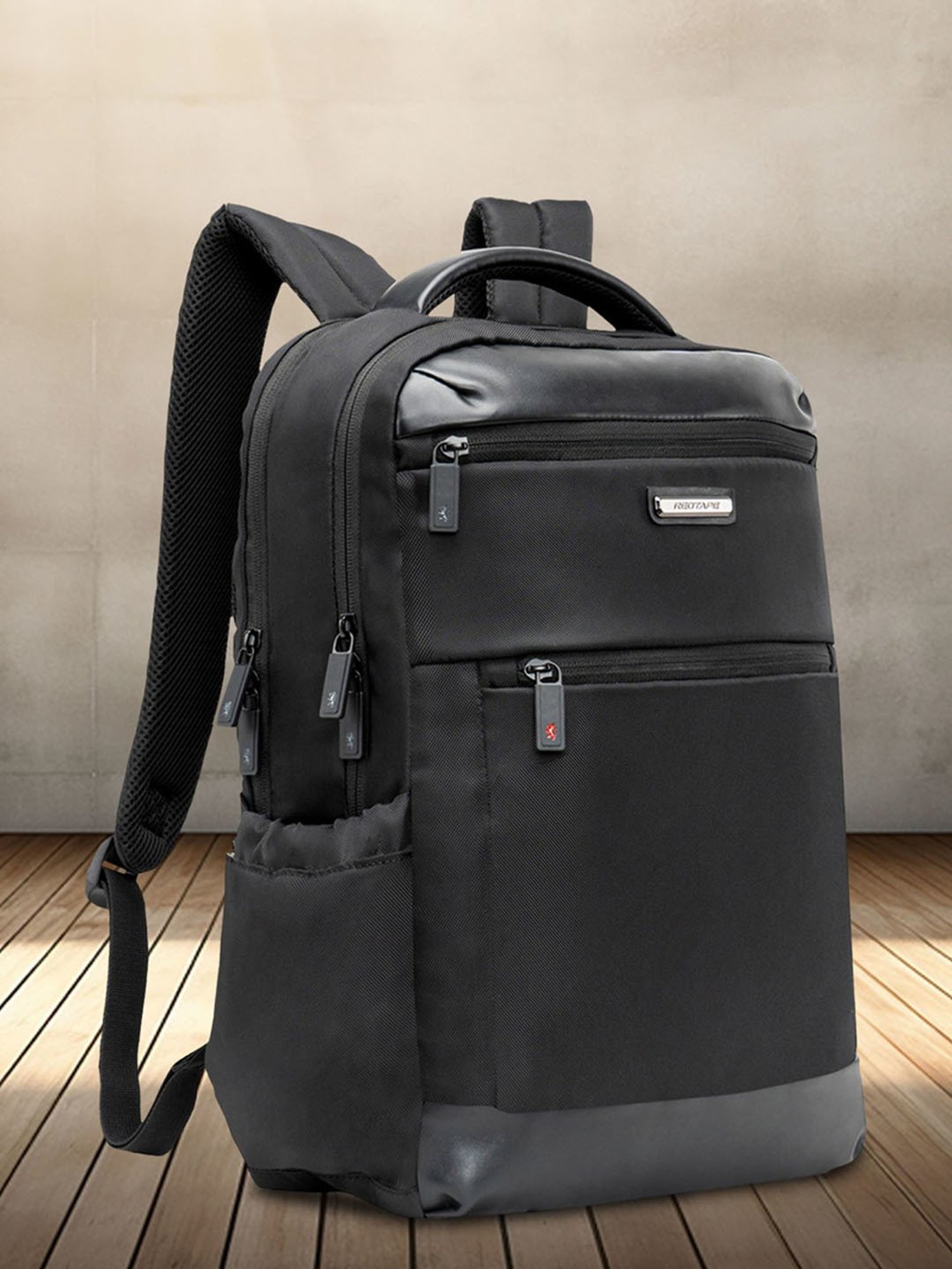 Red Tape 28 L Black Large Laptop Backpack