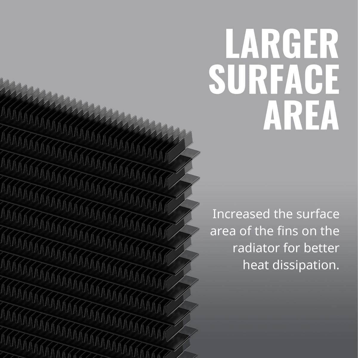 Cooler Master MasterLiquid ML240L RGB V2, Close-Loop AIO CPU Liquid Cooler, 3rd Gen Dual Chamber Pump, 240 Radiator, Dual SickleFlow 120mm for AMD Ryzen/Intel 1151 (MLW-D24M-A18PC-R2)