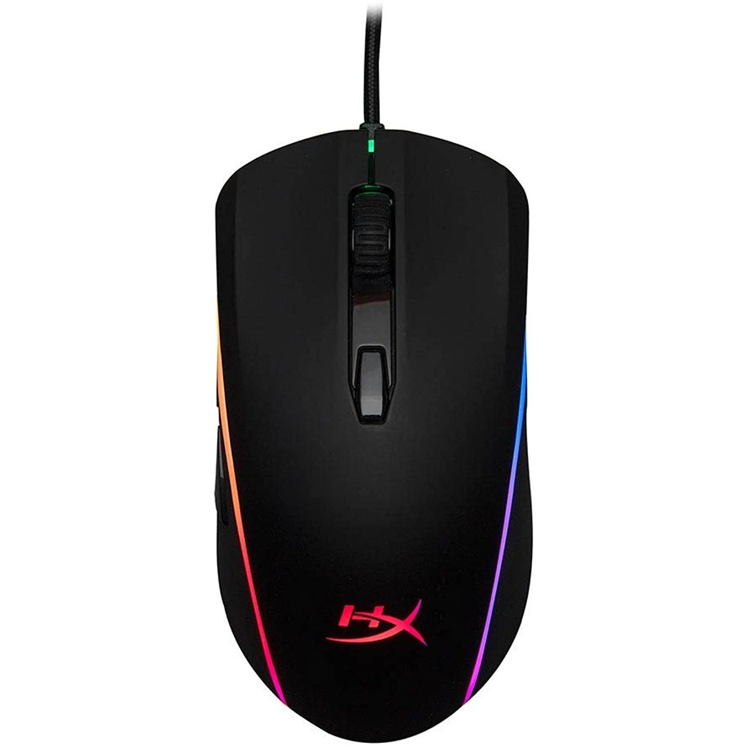 HyperX Pulsefire Surge - RGB Wired Optical Gaming Mouse, Pixart 3389 Sensor up to 16000 DPI, Ergonomic, 6 Programmable Buttons, Compatible with Windows 10/8.1/8/7 - Black