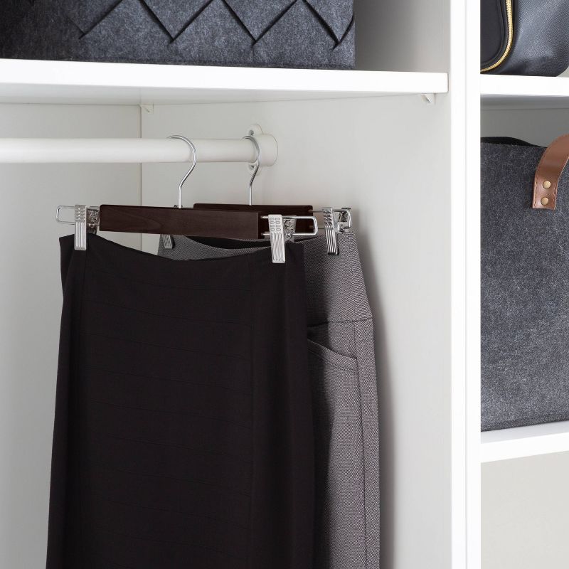 StorageWorks 2+2 Shelves Hanging Closet Organizer Gray