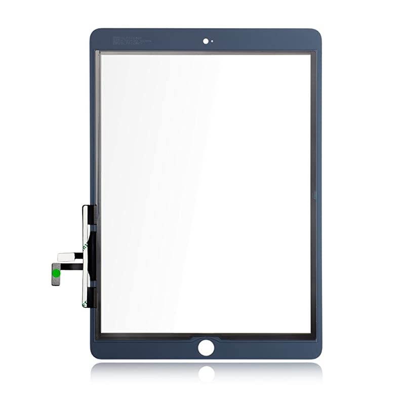 Replacement for iPad 5th Gen 97quot 2017 Ver A1822 A1823 Touch Screen Glass Assembly with Repair Toolkits and Adhesive White
