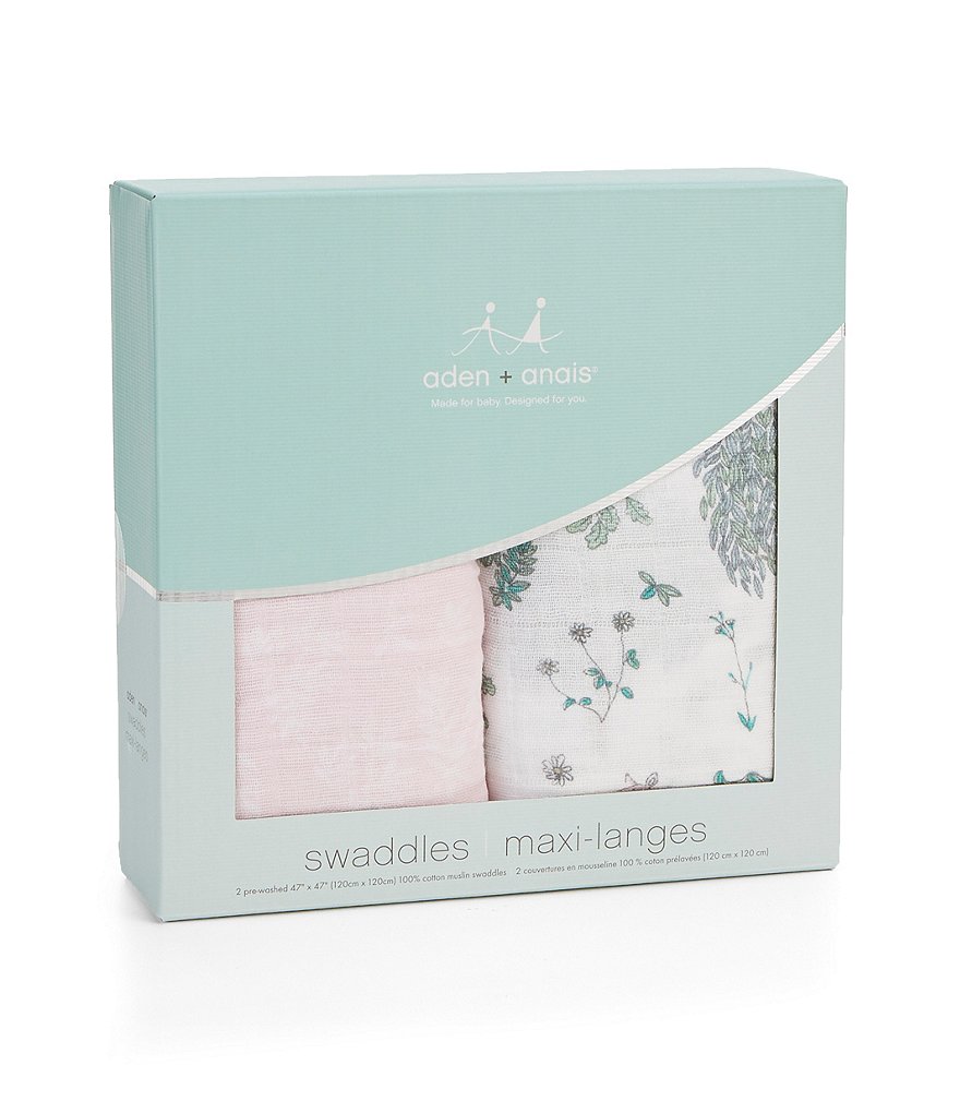 Aden + Anais 2-Pack Muslin Classic Forest Fantasy Swaddle Blankets
