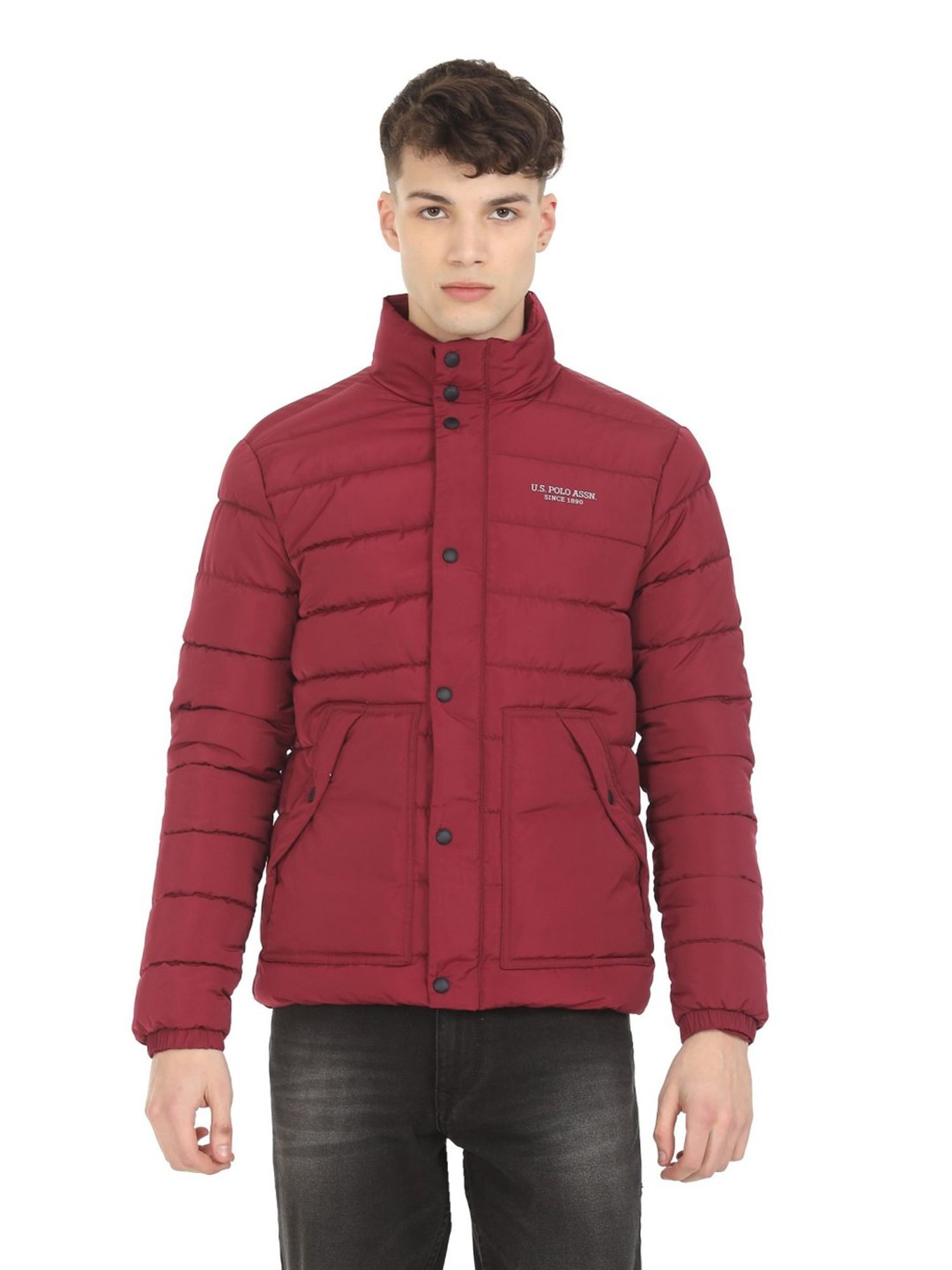 Hummel Grey Regular Fit Bomber Jacket