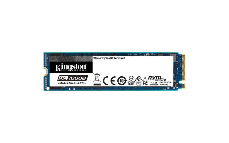Kingston DC1000B 480 GB Solid State Drive - M.2 2280 Internal - PCI Express NVMe (PCI Express NVMe 3.0 x4) - Server Device Supported - 0.5 DWPD