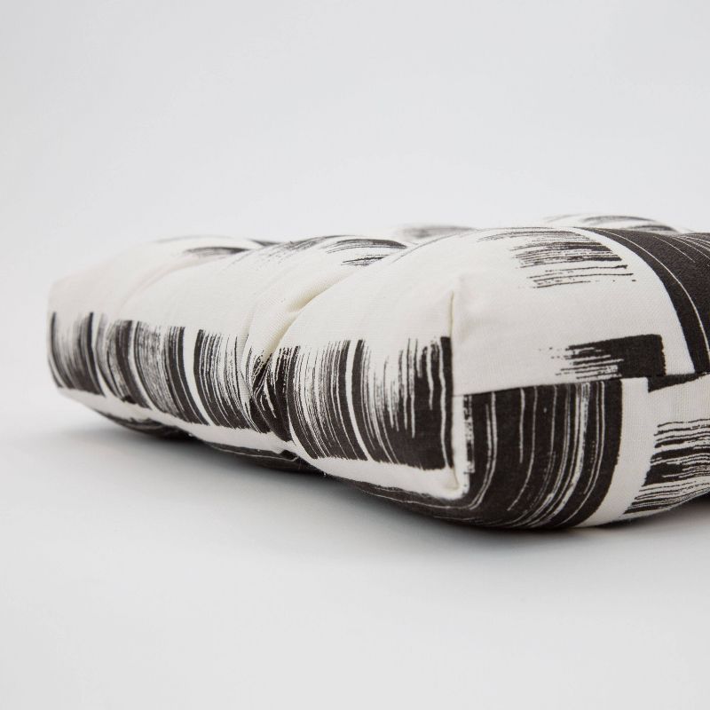 Set of 2 Brushed Ink Reversible Chair Pad - Pillow Perfect