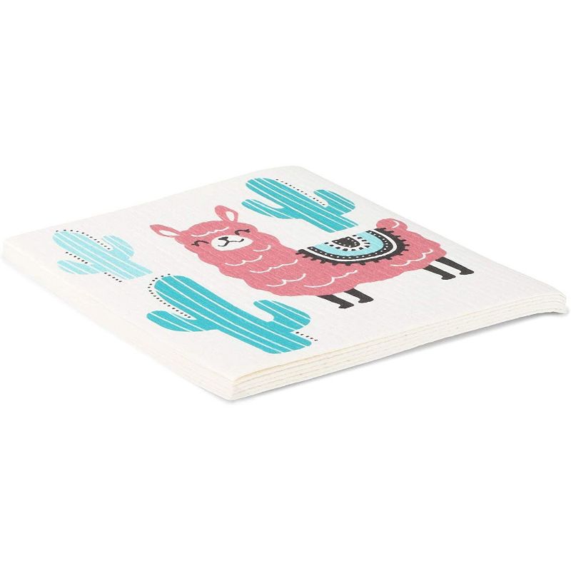 Swedish Dish Cloth 7.75" Thanksgiving Fall Set / 4 Dishcloth Kitchen Clean Up  -  Dish Cloth