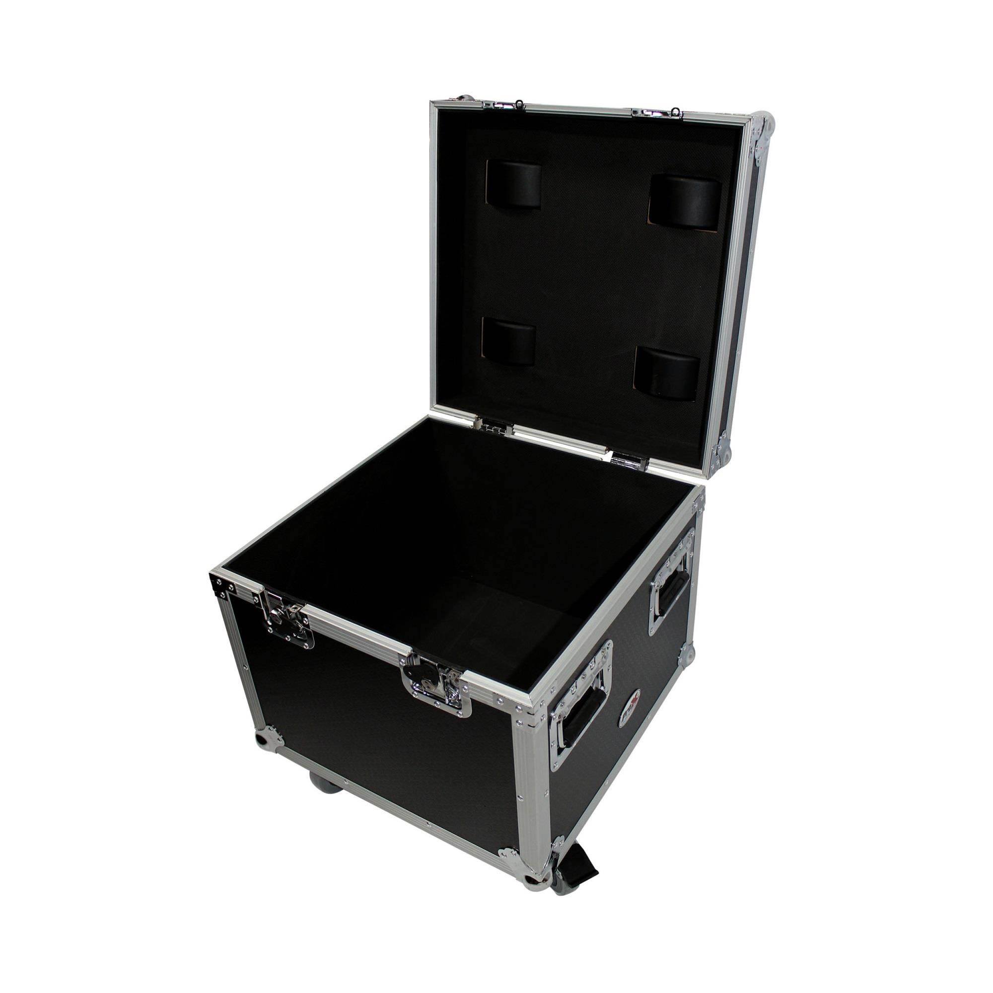 Heavy-Duty Utility Flight Case with 4 In. Casters 20" x 20" x 22" 2.7 Cu.Ft.