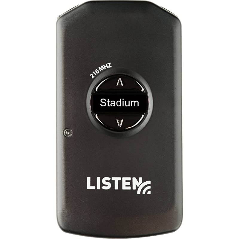 LR-4200-216 Intelligent DSP RF Receiver (216 MHz), Dark Grey, Frequency Range 216.0125 - 216.9875 MHz, Integrated Neck Loop/Lanyard with DSP Loop Driver