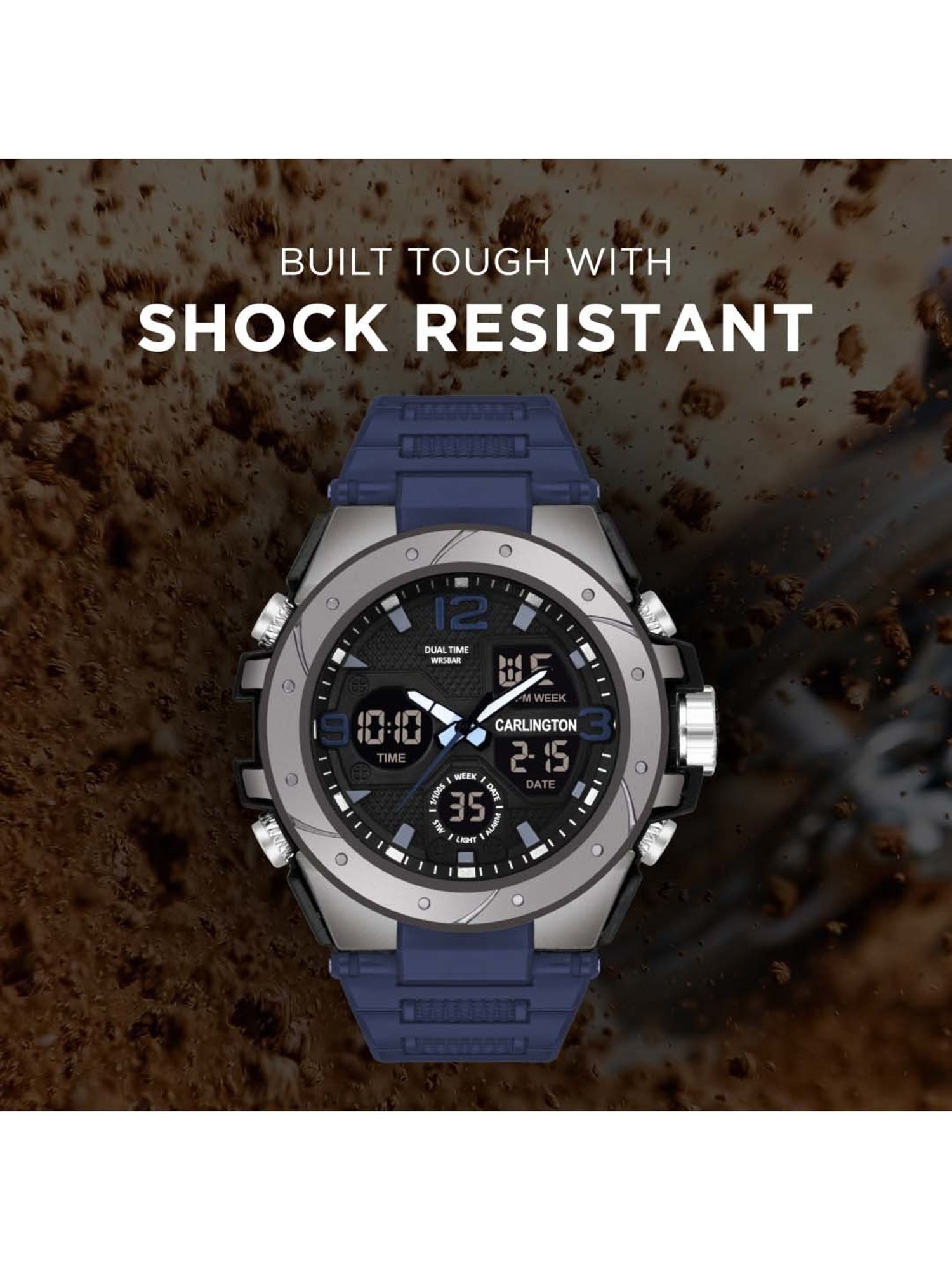 CARLINGTON Endurance 9105 Analog-Digital Watch for Men