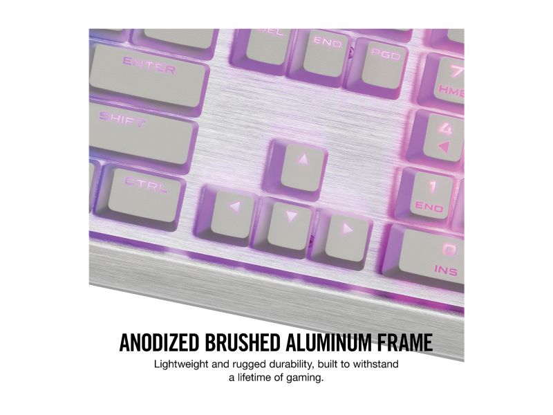 2, 60% Wired/Wireless Mechanical Keyboard (Kailh Box Brown Switch/White Case) - Full Keys Programmable - True RGB Backlit - Tap Arrow Keys - Double Shot PBT Keycaps - NKRO - 1900mAh Battery