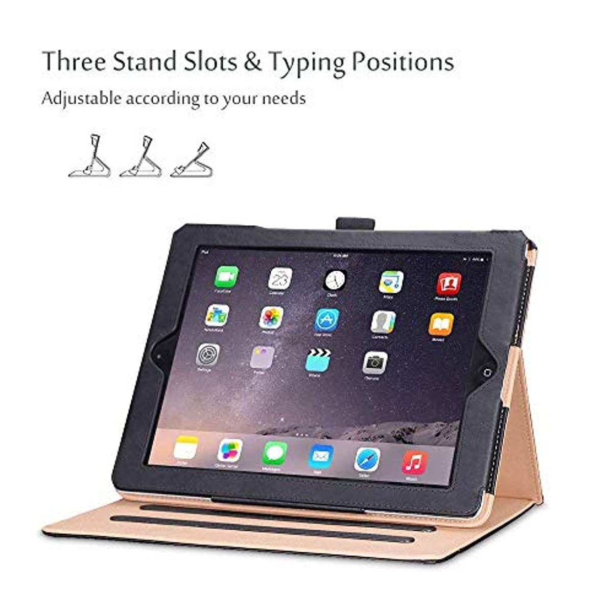 ProCase iPad 2 3 4 Slim Case (Old Model) Bundle with Stand Folio iPad 2 3 4 Case (Old Model)