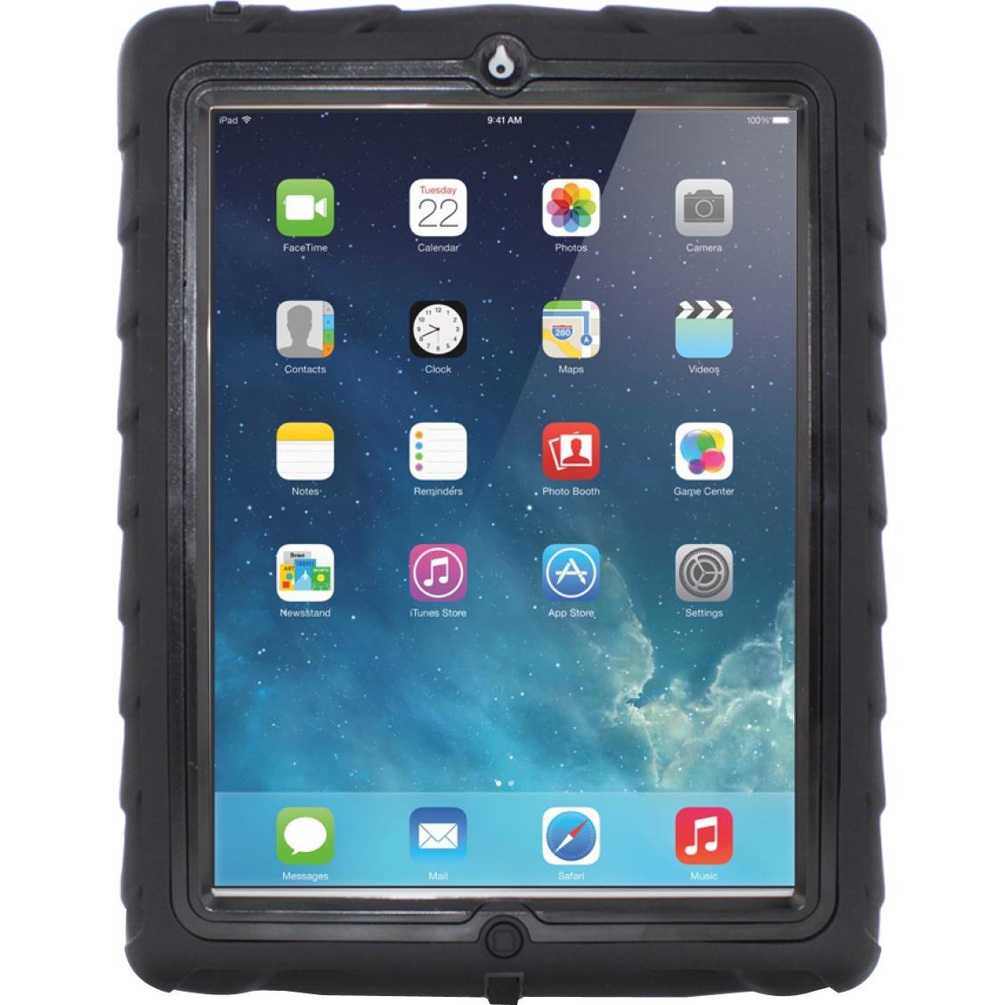 Gumdrop Cases Drop Series Tablet Case for Apple iPad 2, iPad 3, iPad 4 - Black/Black (DS-IPAD3-BLK-BLK)