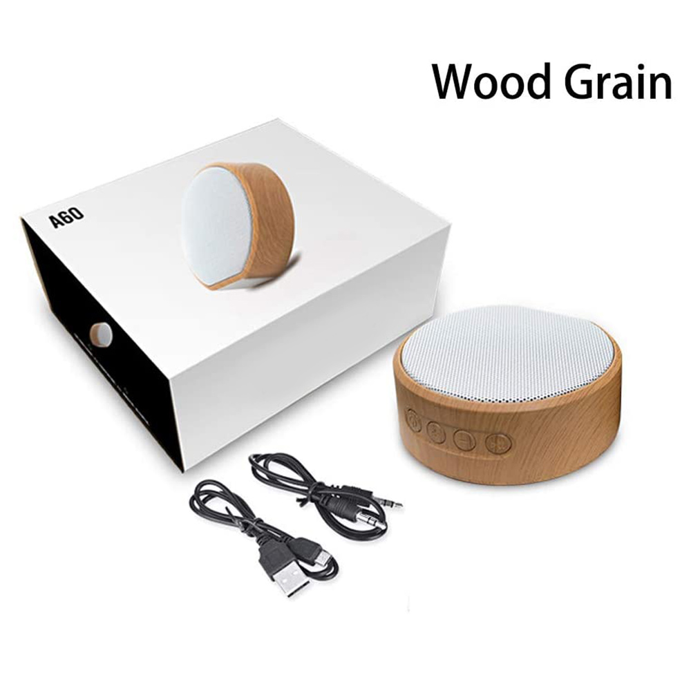 Wood Grain Wireless Bluetooth Speaker Mini Card Subwoofer Computer Mini Speaker