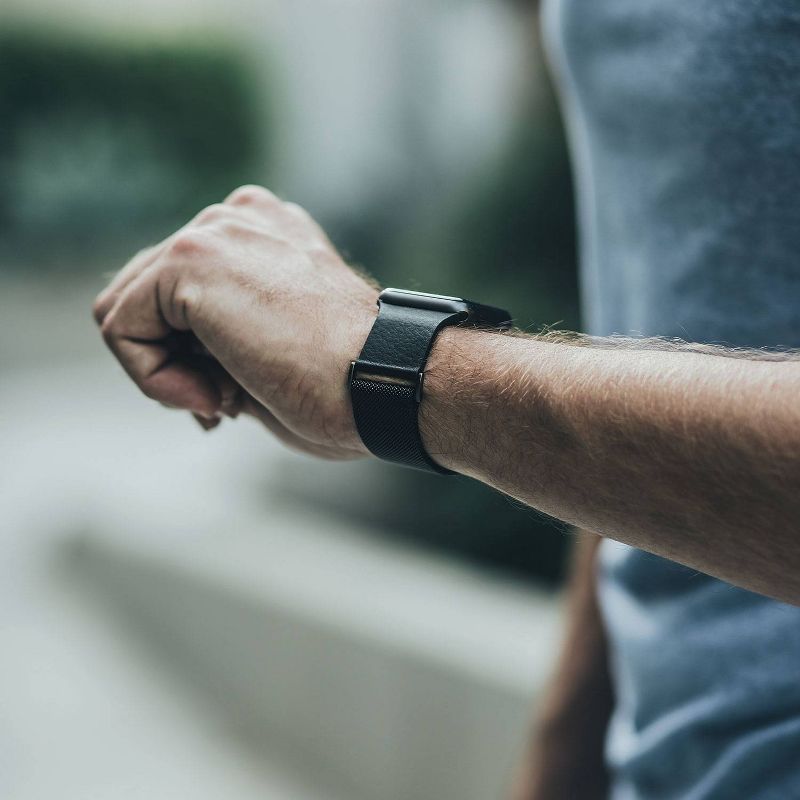 X-Doria Hybrid Mesh Band for 42mm Apple Watch - Black/Black