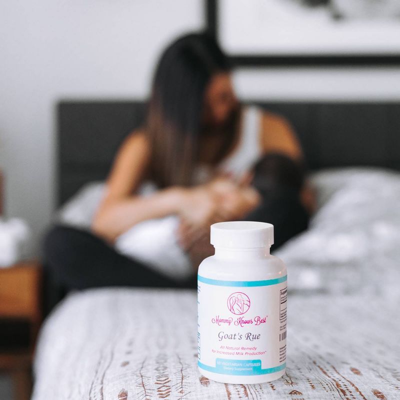 Mommy Knows Best Goat's Rue Lactation Aid Support Supplement - 120ct