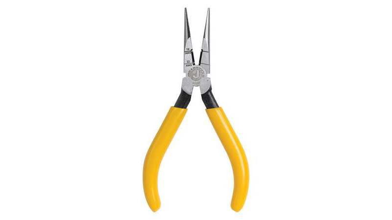 JONARD TOOLS JIC-203 Bent Long Nose Plier,6-3/4 in.,Serrated