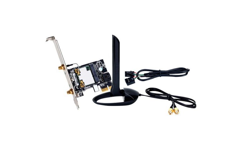 Gigabyte IEEE 802.11ac Bluetooth 4.0 - Wi-Fi/Bluetooth Combo Adapter for Desktop Computer - PCI Express - 867 Mbit/s - 2.40 GHz ISM - 5 GHz UNII