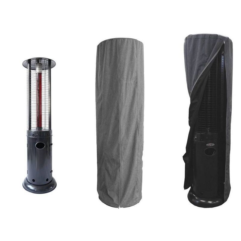 Commercial Cover for Round Glass Tube - Gray - AZ Patio Heaters