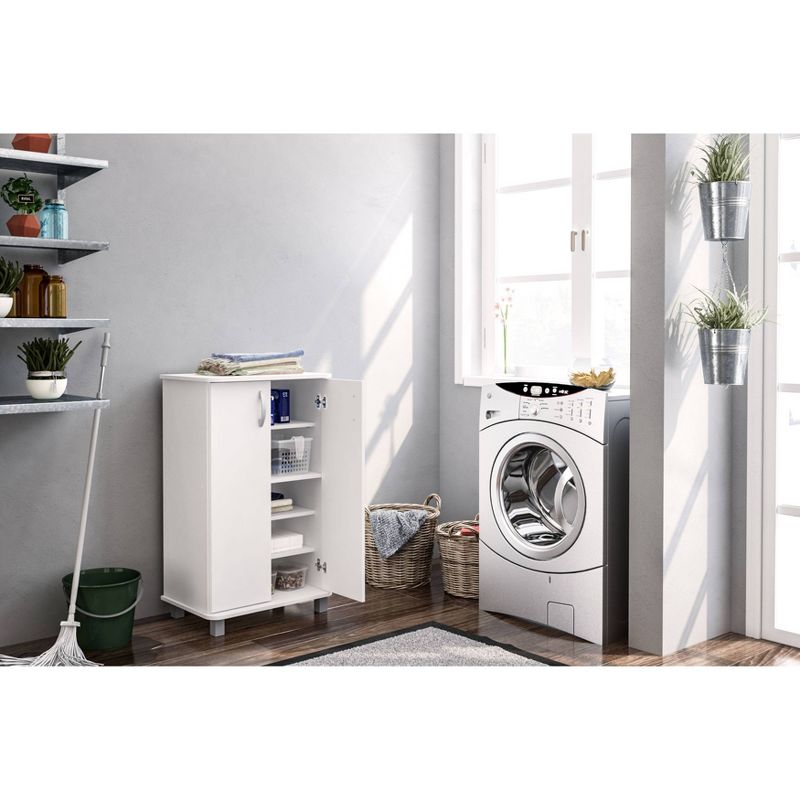 Michigan 2 Door Storage Cabinet White - Chique