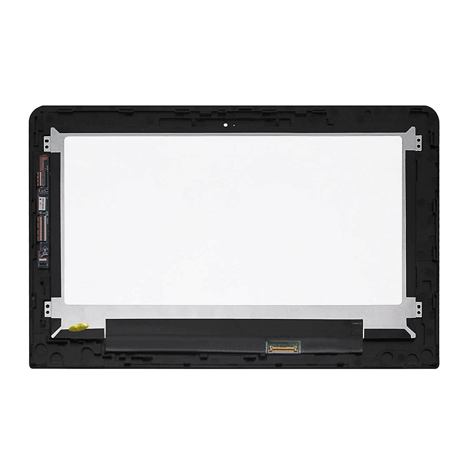 LCDOLED 11.6 inch HD IPS LED LCD Display Touch Screen Digitizer Assembly + Bezel For HP Pavilion X360 M1-U M1-U000 M1-U001DX With Touch Control Board (1D Webcam Holes)