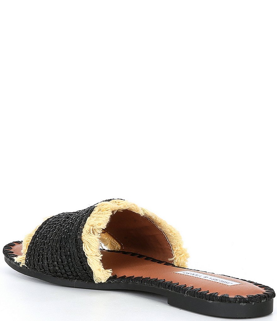 Chelsea & Violet Rafa Fringe Flat Sandals