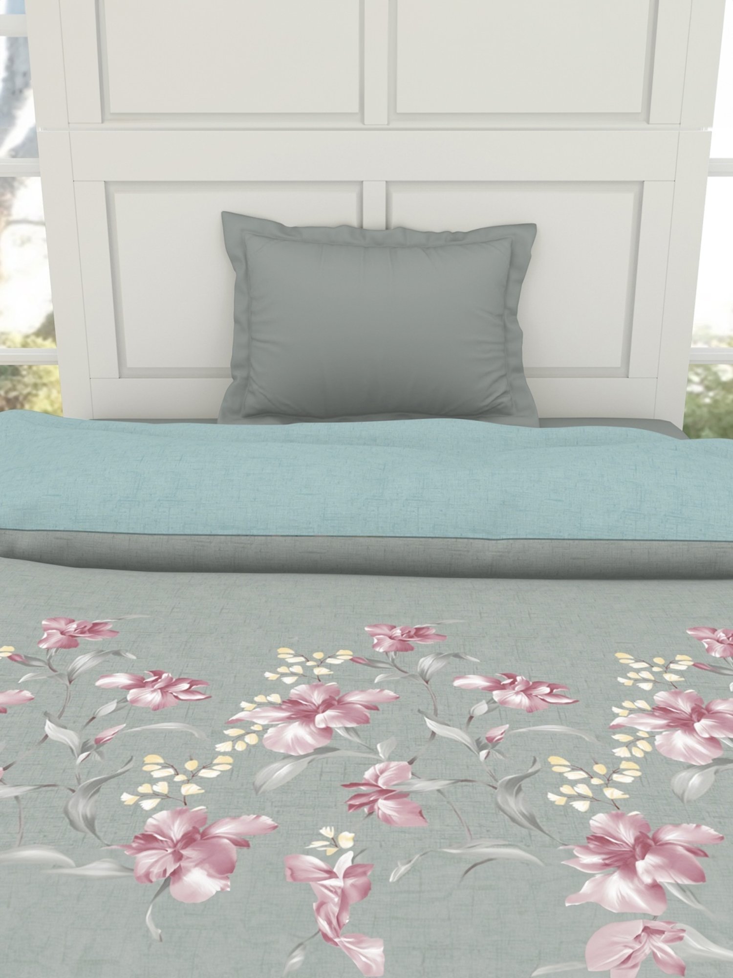 Spaces Bohemia Moon Rock Cotton 144 TC Single Bed Quilt