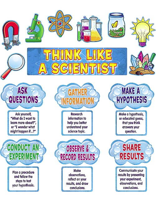 Teacher Created Resources 4867 Think Like a Scientist Mini Bulletin Board