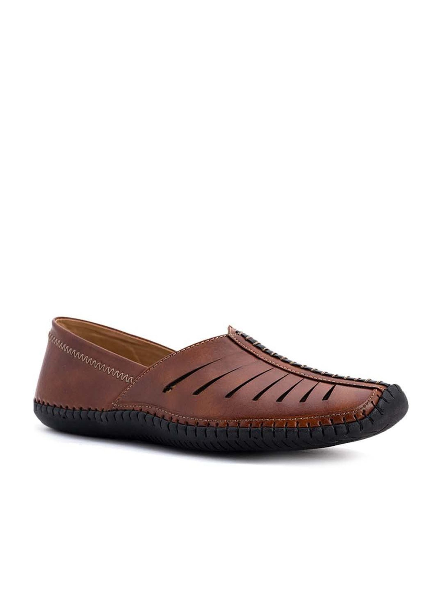 Lazard by Khadim's Men's Tan Ethnic Juttis