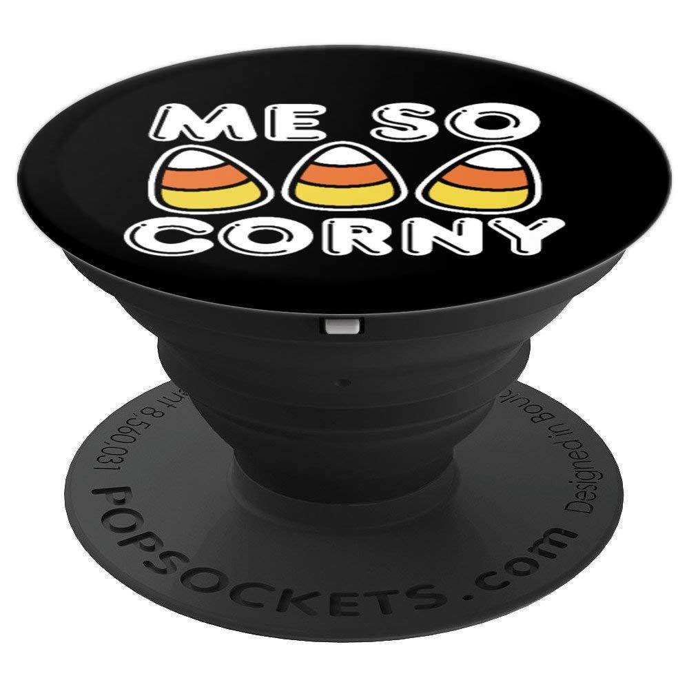 Candy Corn Me So Corny Funny Halloween PopSockets Grip and Stand for Phones and Tablets