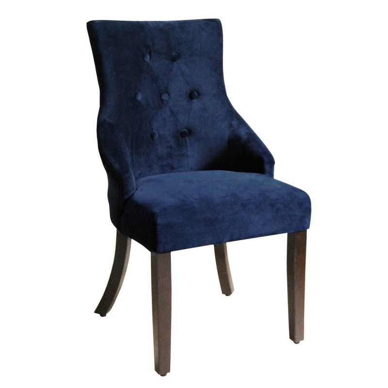 Tufted Accent Chair Blue - HomePop