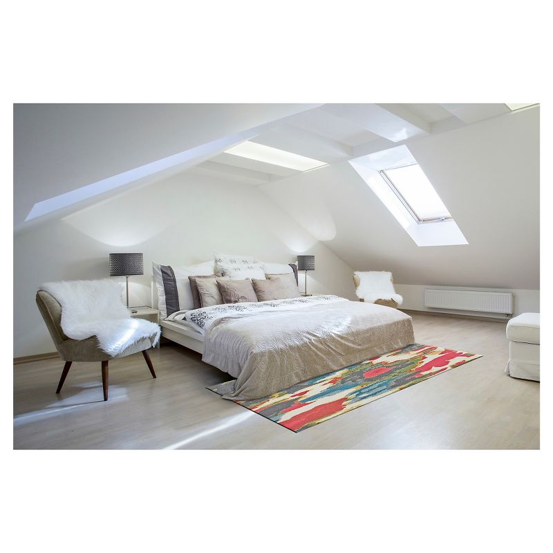 2'2"X4' Tie Dye Design Woven Accent Rugs Sorbet - Weave & Wander