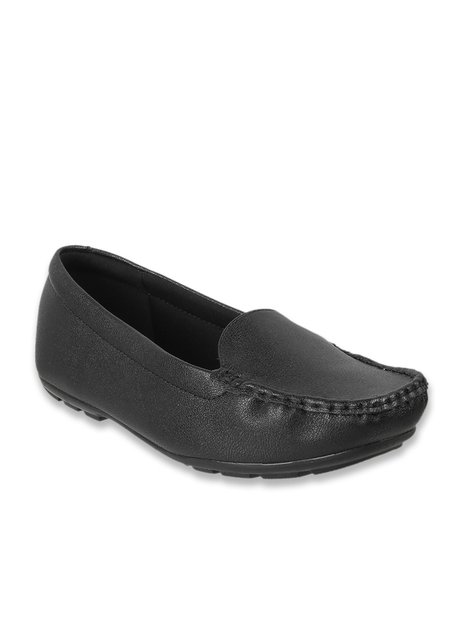Da Vinchi by Metro Women's Black Casual Loafers