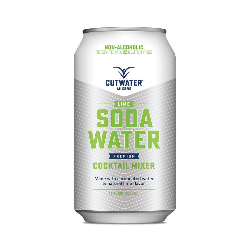 Cutwater Lime Soda Water Cocktail Mix - 4pk/12 fl oz Cans