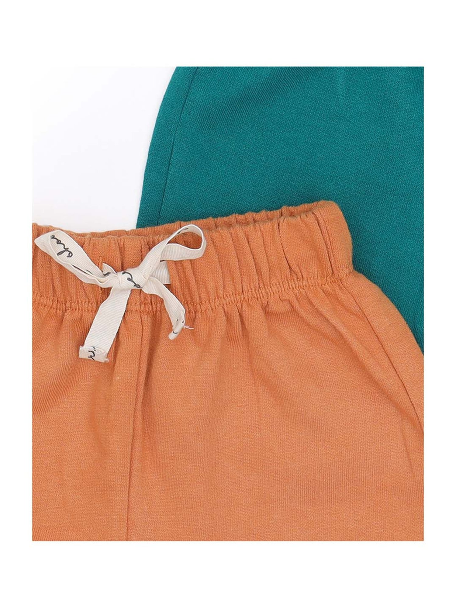 MiArcus Kids Multicolor Cotton Shorts - Pack of 2