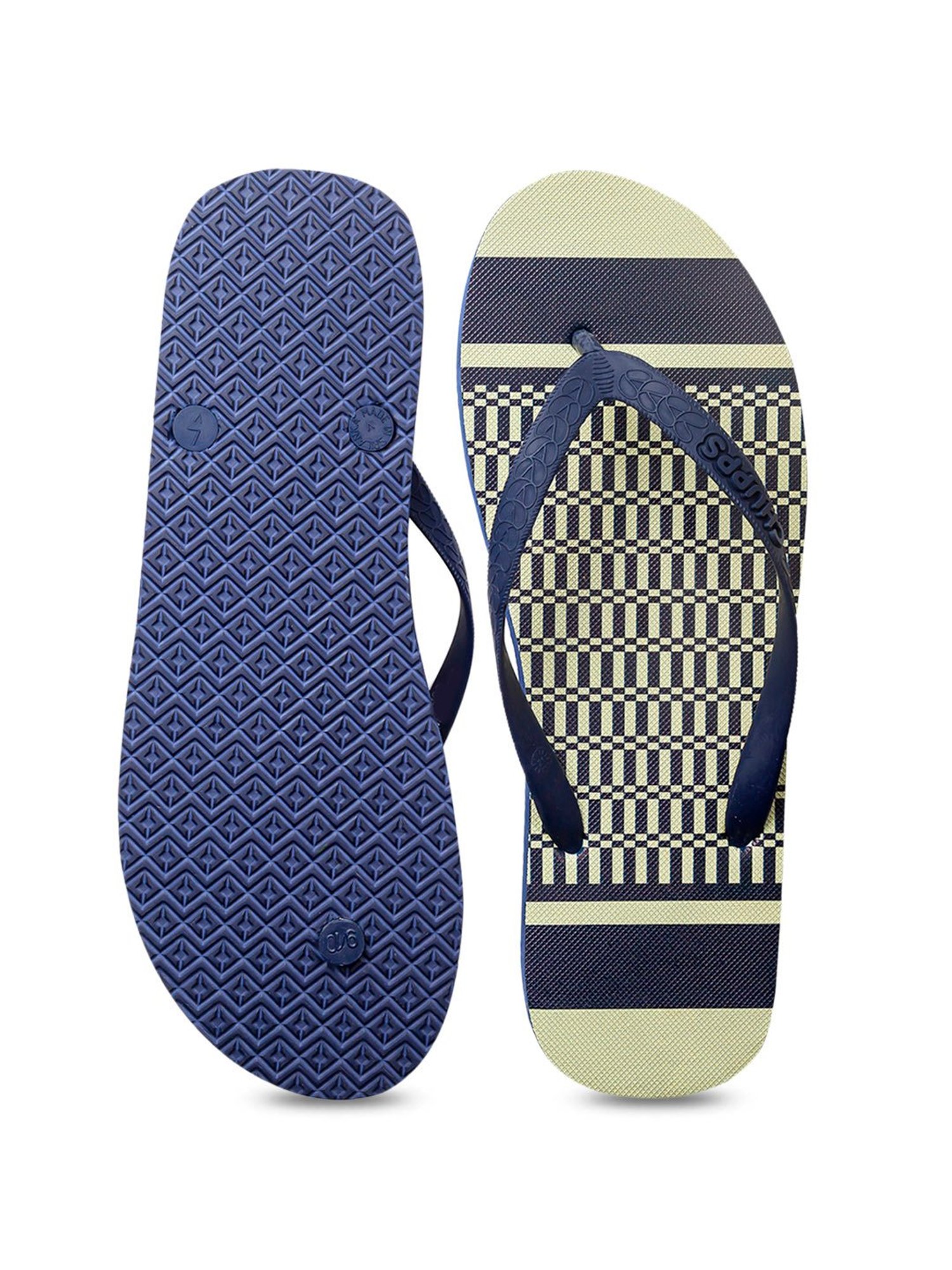 Chupps Men's Navy Flip Flops