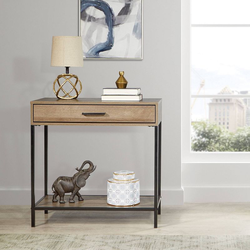 Braydon Foyer Table Gray Oak - OSP Home Furnishings
