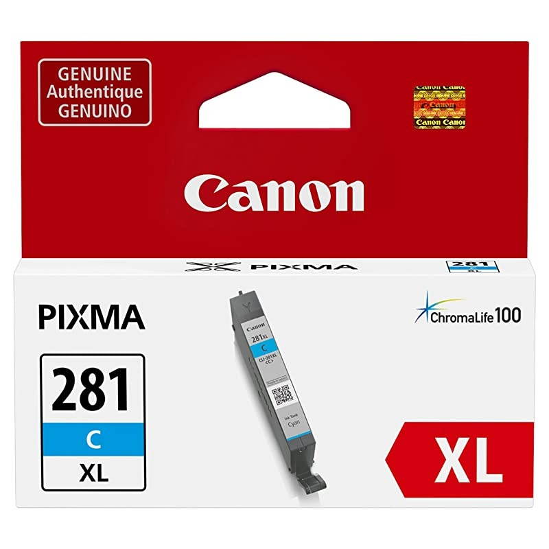 Genuine Ink Cartridge CLI-281XL Cyan Ink