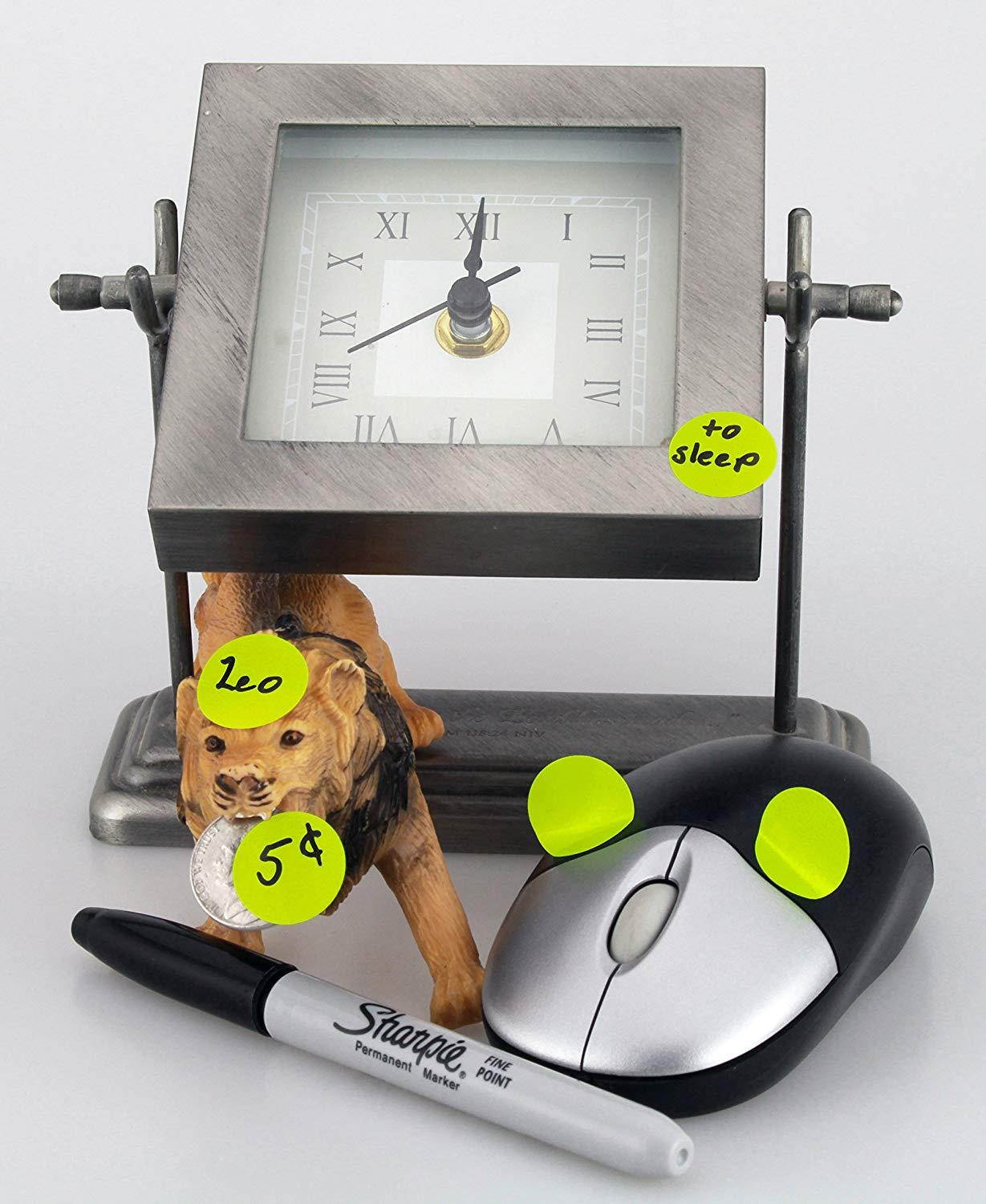 ChromaLabel 3/4 inch Color-Code Dot Labels | 1,000/Roll (Chartreuse)