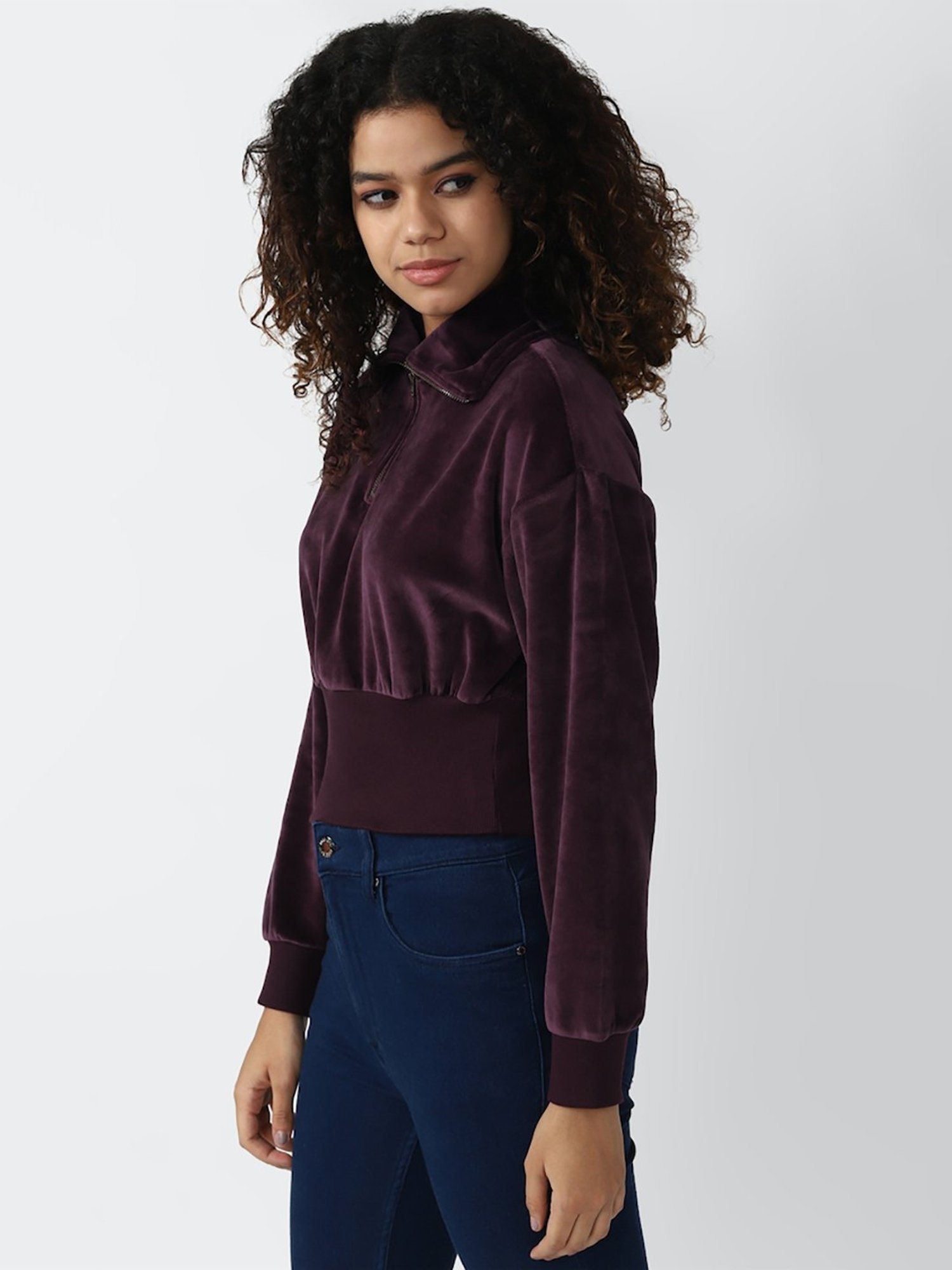 Forever 21 Purple Cotton Top