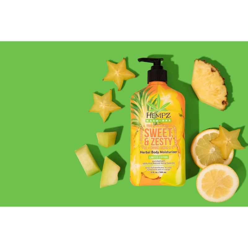 Hempz Limited Edition Sweet and Zesty Herbal Body Moisturizer - 17oz