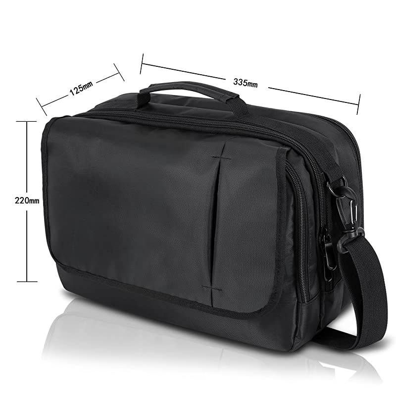 Universal Business Messenger Bag Shoulder Bag for 101 inch Dual Portable DVD Player Laptop and TabletBlack 101 inch