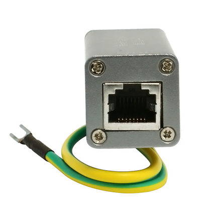 Ethernet Network Card RJ45 Surge Protector Thunder Lightning Arrester Protection Device,Network Signal Lightning Arrester RJ45 Surge Protector