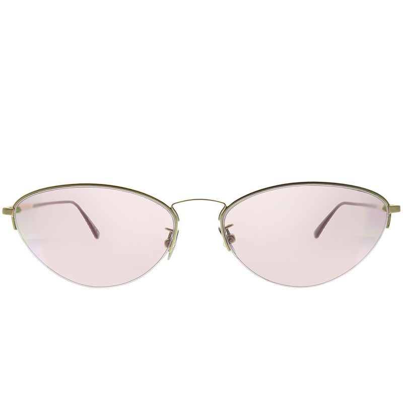 Bottega Veneta Fashion DNA BV 0245S 003 Womens Geometric Sunglasses Gold 60mm