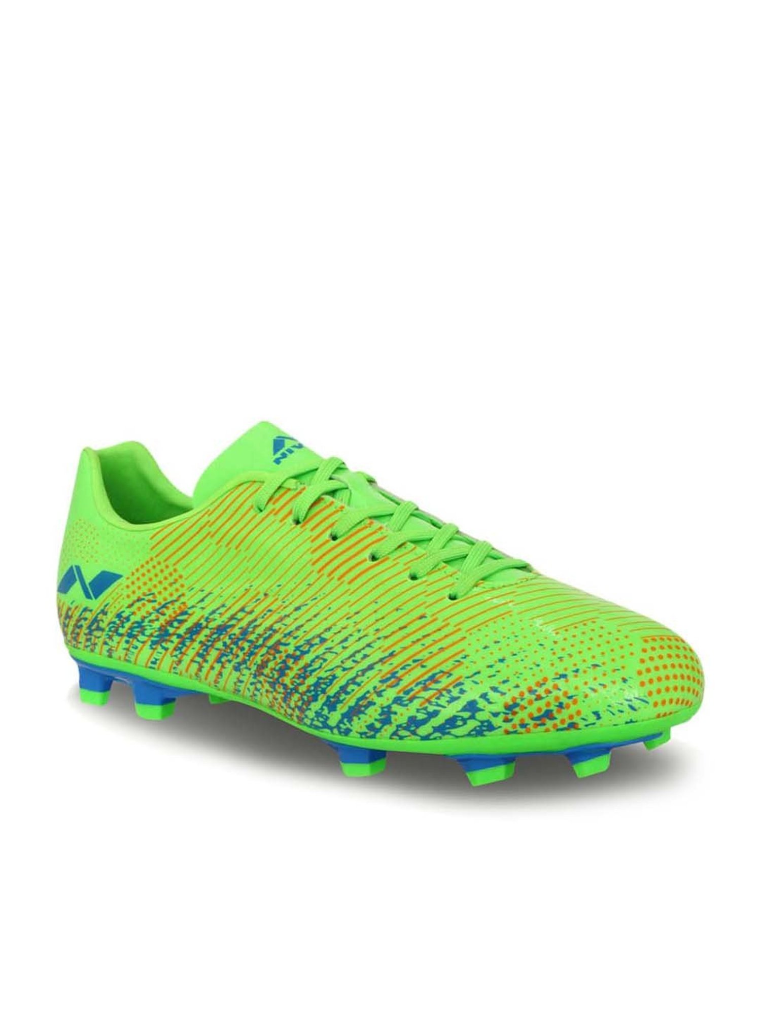 Nivia Men's Encounter 9.0 Green Football Shoes