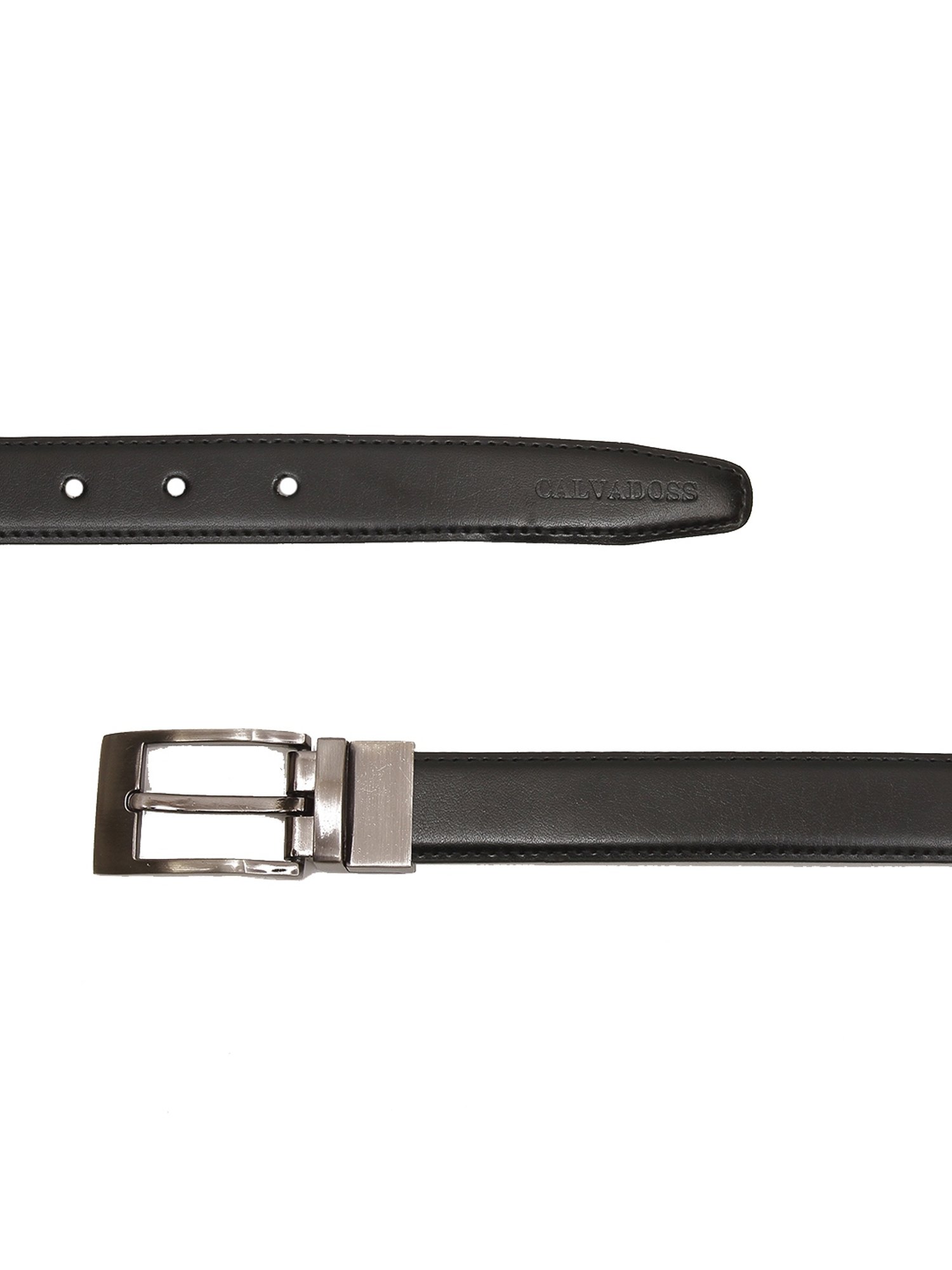 Calvadoss Black & Brown Reversible Belt for Women