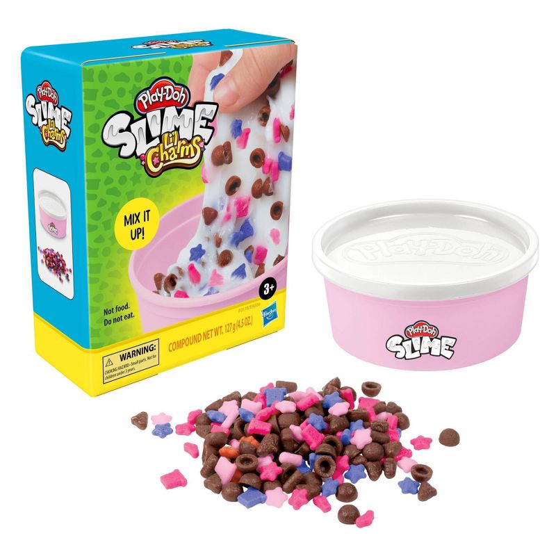 Play-Doh Slime Li'l Charms Cereal Themed Slime Compound
